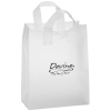 View Image 1 of 1 of Soft-Loop Frosted Clear Shopper - 13" x 10"