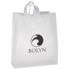 View Image 1 of 1 of Soft-Loop Frosted Clear Shopper - 19" x 16"
