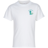 View Image 1 of 2 of Hanes Authentic T-Shirt - Youth - Embroidered - White