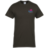 View Image 1 of 3 of Adult 6 oz. Cotton T-Shirt - Embroidered