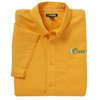 View Image 1 of 2 of Easy Care Short Sleeve Poplin Shirt - Men's - Closeout