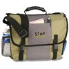 View Image 1 of 5 of 4imprint Messenger Bag - Embroidered - 24 hr