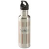 View Image 1 of 2 of h2go Bolt Stainless Bottle - 24 oz. - Stripes