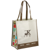 View Image 1 of 2 of Expressions Grocery Tote - Brown
