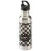 View Image 1 of 2 of h2go Bolt Stainless Bottle - 24 oz. - Checkered