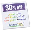 View Image 1 of 3 of Post-it® Discount Coupons - 3" x 2-3/4" - 25 Sheet - 30%