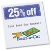 View Image 1 of 3 of Post-it® Discount Coupons - 3" x 2-3/4" - 25 Sheet - 25%