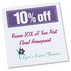 View Image 1 of 3 of Post-it® Discount Coupons - 3" x 2-3/4" - 25 Sheet - 10%
