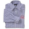 View Image 1 of 2 of Broadcloth Value Shirt - Men's - Stripe - 24 hr