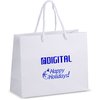 View Image 1 of 2 of Holiday Matte Eurotote - 8" x 10" - Happy Holidays