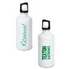 View Image 1 of 4 of h2go Stainless Bottle - 20 oz. - Celebrate - White