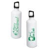 View Image 1 of 4 of h2go Stainless Bottle - 24 oz. - Merry Christmas - White