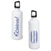View Image 1 of 4 of h2go Stainless Bottle - 24 oz. - Celebrate - White