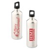 View Image 1 of 3 of h2go Stainless Bottle - 24 oz. - Merry Christmas - Silver