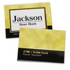 View Image 1 of 2 of ATM/Debit Card Pocket Register - Executive Gold/Black