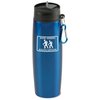 View Image 1 of 3 of Stainless Bottle with Carabiner - 24 oz.