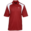 View Image 1 of 3 of Extreme Performance Colorblock Textured Polo - Men's