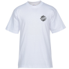 View Image 1 of 2 of Bayside T-Shirt - White - Screen