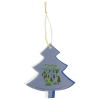 View Image 1 of 3 of Seeded Paper Ornament - Tree