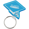 View Image 1 of 1 of Graduation Cap Soft Keychain - Translucent