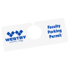 View Image 1 of 1 of Hanging Parking Permit - 2" x 5"