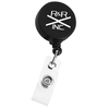 View Image 1 of 4 of Economy Retractable Badge Holder - Round - Opaque