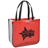 View Image 1 of 3 of Laminated Shopping Tote - 14-1/2" x 16-1/4"