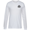 View Image 1 of 2 of Bella+Canvas Long Sleeve Crewneck T-Shirt - Men's - White