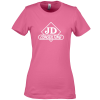 View Image 1 of 1 of Next Level Fitted 4.3 oz. Crew T-Shirt - Ladies' - Screen