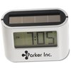 View Image 1 of 3 of Oval Solar Alarm Clock - Closeout