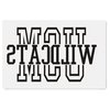 View Image 1 of 1 of Value Sticker - Rect - 1-3/4" x 2-5/8" Adh on Front - Clear