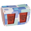 View Image 1 of 4 of Promo Planter - Retro Blue - 2 Pack