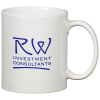 View Image 1 of 1 of Value White Coffee Mug - 11 oz - 24 hr