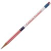 View Image 1 of 2 of Stars & Stripes with 2 Tone Eraser Pencil