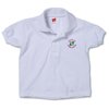 View Image 1 of 1 of Hanes ComfortBlend 50/50 Jersey Sport Shirt - Youth - White