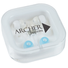 View Image 1 of 3 of Ear Buds with Interchangeable Covers - Bright White