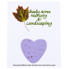 View Image 1 of 2 of Seeded Paper Shapes Mailer/Postcard - 4" x 5" Heart