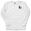 View Image 1 of 1 of Bayside Union Made LS T-Shirt - White