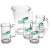 View Image 1 of 3 of Pitcher & Stein Glass Set