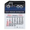 View Image 1 of 3 of Peel-N-Stick Calendar - Propane Truck