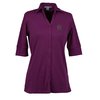View Image 1 of 2 of Port Authority Silk Touch Interlock Polo - Ladies'
