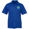 View Image 1 of 2 of Contrast Stitch Micropique Polo - Men's