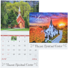 View Image 1 of 3 of Scenic Churches Calendar - Stapled