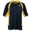 View Image 1 of 2 of Anti-Microbial Color Block Wicking Tee - Men's - Screen