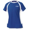 View Image 1 of 2 of Anti-Microbial Color Block Wicking Tee - Ladies' - Screen