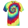View Image 1 of 1 of Tie-Dyed Multicolor Spiral -T-Shirt - Screen