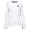 View Image 1 of 1 of Gildan Softstyle LS T-Shirt - Ladies' - Screen - White