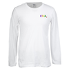 View Image 1 of 1 of Gildan Softstyle LS T-Shirt - Men's - White - Embroidered