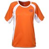 View Image 1 of 2 of Anti-Microbial Color Block Wicking Tee - Ladies' - Emb
