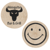 View Image 1 of 1 of Wooden Nickel - Smiley Face - 24 hr